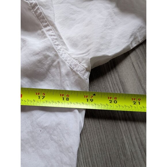 Abercrombie & Fitch Co. White Cotton Button-Up Shirt M - Picture 6 of 6